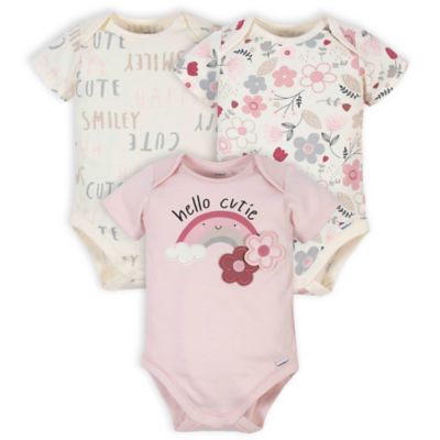 gerber organic onesies 3 pack