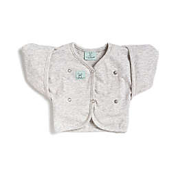 ergoPouch® Size 2-6M Organic Cotton Butterfly Cardi in Grey