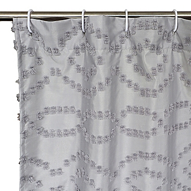 Wamsutta&reg; 72-Inch x 72-Inch Nantucket Shower Curtain in Grey. View a larger version of this product image.