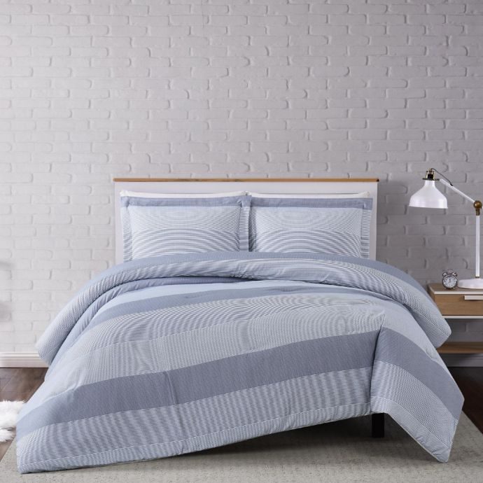 Truly Soft® Multi Stripe 3-Piece Comforter Set | Bed Bath & Beyond