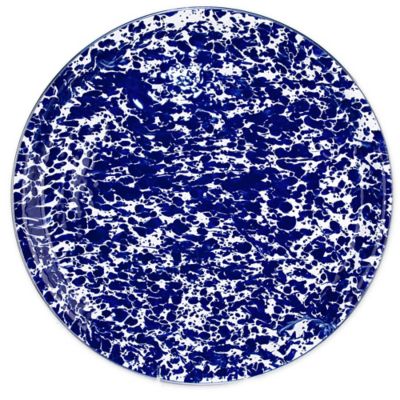 Golden Rabbit&reg; Cobalt Swirl 20-Inch Round Platter