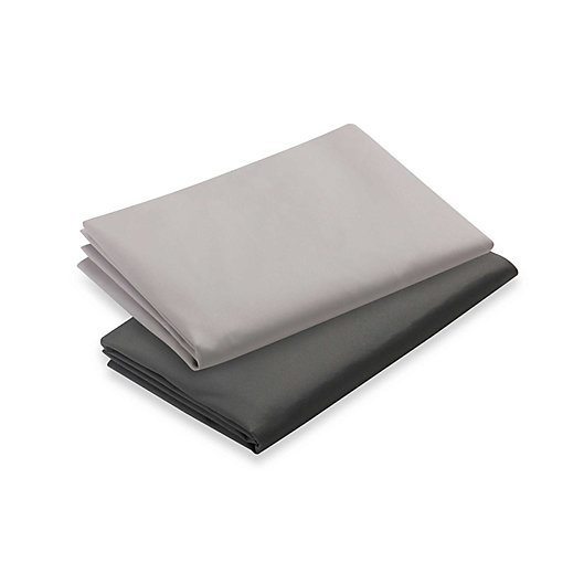 Alternate image 1 for Graco® Pack ‘n Play® 2-Pack Playard Sheets in Grey and Pale Grey