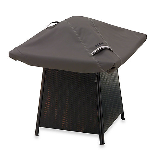 Alternate image 1 for Classic Accessories® Ravenna Square Fire Pit Cover in Dark Taupe
