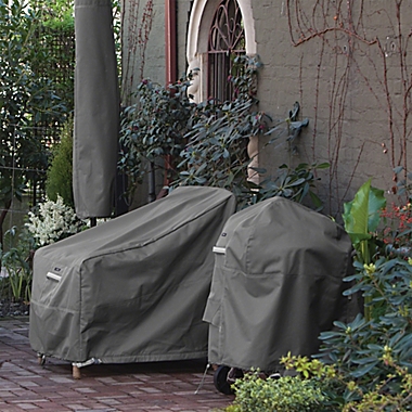 Classic Accessories&reg; Ravenna Kettle Grill Cover in Dark Taupe. View a larger version of this product image.