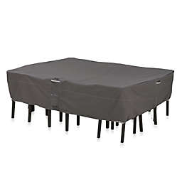 Classic Accessories® Ravenna Large Rectangular/Oval Patio Table and Chair Cover in Dark Taupe