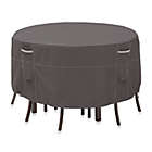 Alternate image 0 for Classic Accessories&reg; Ravenna Small Round Patio Table and Chair Set Cover in Dark Taupe