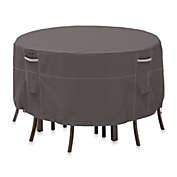 Classic Accessories&reg; Ravenna Round Patio Table and Chair Set Cover in Dark Taupe