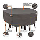 Alternate image 3 for Classic Accessories&reg; Ravenna Medium Round Patio Table and Chair Set Cover in Dark Taupe