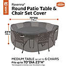 Alternate image 15 for Classic Accessories&reg; Ravenna Medium Round Patio Table and Chair Set Cover in Dark Taupe