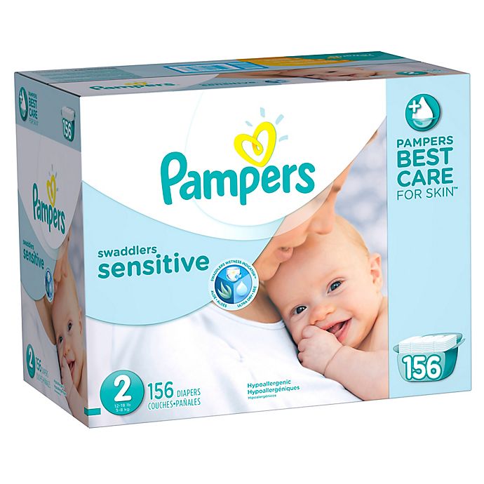 pampers swaddlers sensitive diapers newborn