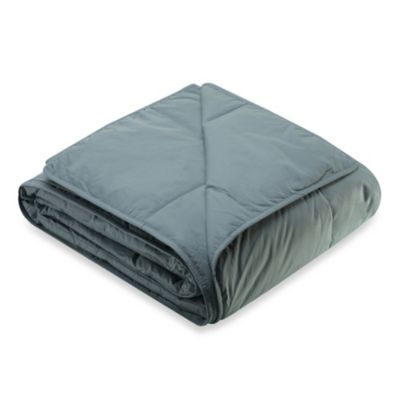 Cotton Dream All Cotton Full/Queen Blanket in Smoke Blue