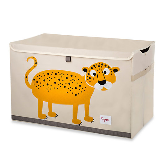 Alternate image 1 for 3 Sprouts Leopard Toy Chest