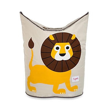 3 Sprouts Lion Laundry Hamper in Yellow. View a larger version of this product image.