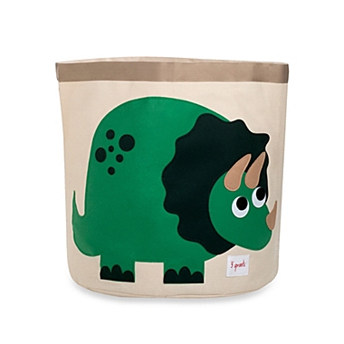 3 sprouts&reg; Dinosaur Storage Bin in Green. View a larger version of this product image.
