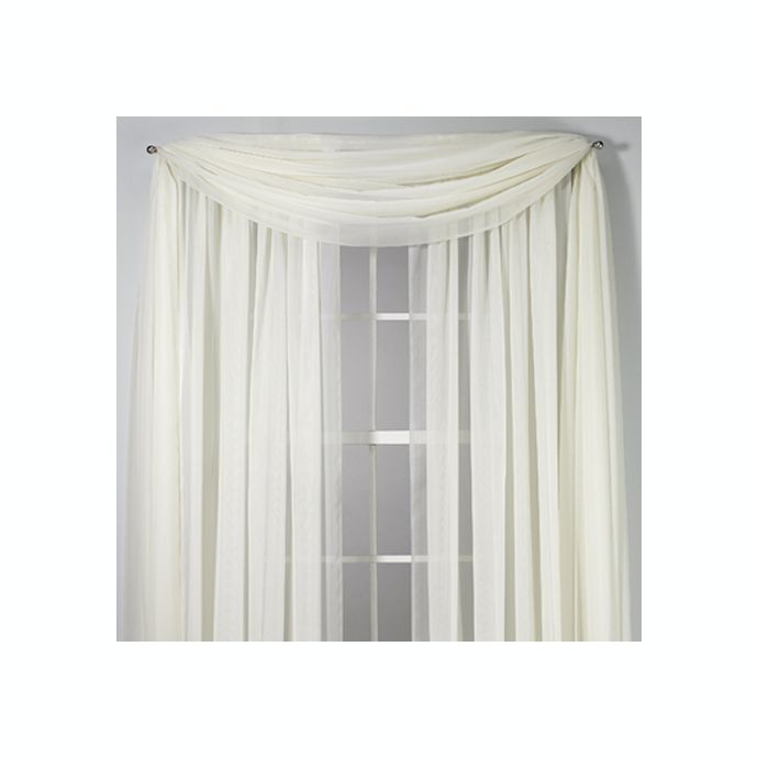 Voile Sheer Window Scarf Bed Bath and Beyond Canada