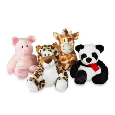cozy plush microwavable animals