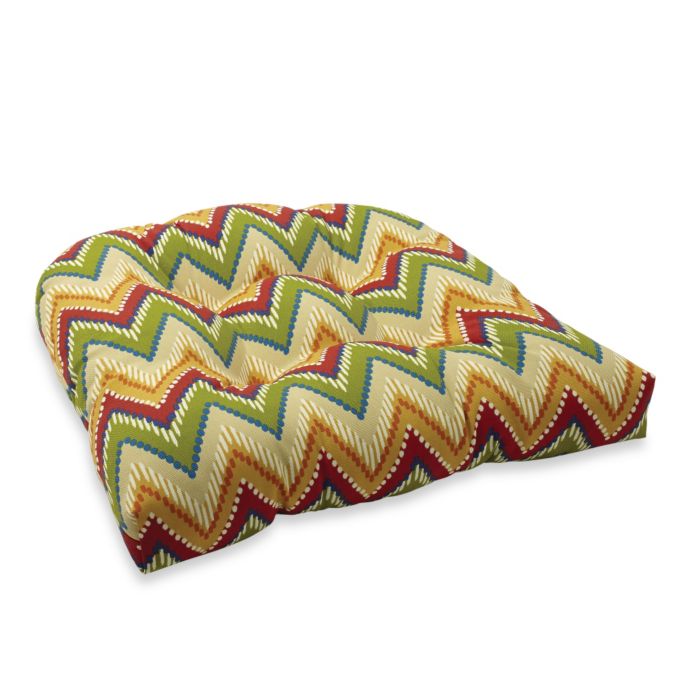 Decorative U Shaped Chair Cushion In Zig Zag Bed Bath Beyond