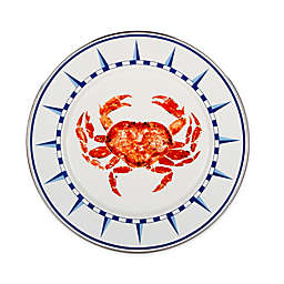 Golden Rabbit® Crab House Dinner Plates in Red (Set of 4)