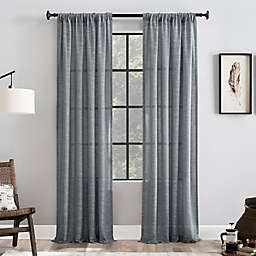 Clean Window® Basketweave Anti-Dust Window Curtain Panel
