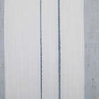 Alternate image 6 for Clean Window&reg; Vintage Stripe Anti-Dust 95-Inch Rod Pocket Sheer Window Curtain Panel in Dusty Blue