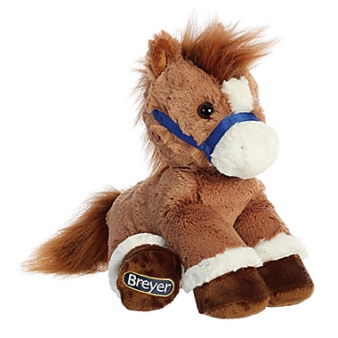 Aurora World&reg; Breyer Bridle Buddies Chestnut Horse Plush Toy in Brown. View a larger version of this product image.