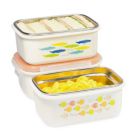Alternate image 1 for Innobaby 15 oz. Double-Lined Stainless Bento Snack Box in Blue