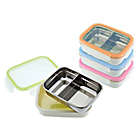 Alternate image 6 for Innobaby 11-Ounce Double-Lined Stainless Bento Snack Box with Divider in Pink