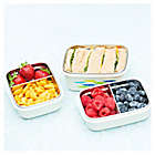 Alternate image 4 for Innobaby 11 oz. Double-Lined Stainless Bento Snack Box with Divider in Blue