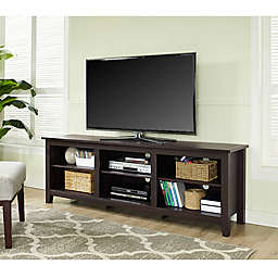 Forest Gate 70" Asher Traditional Wood TV Stand in Espresso
