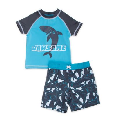 daddy shark swim trunks