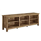 Alternate image 1 for Forest Gate 70-Inch Asher Traditional Wood TV Stand in Barnwood