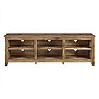 Alternate image 3 for Forest Gate 70-Inch Asher Traditional Wood TV Stand in Barnwood