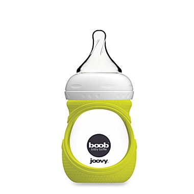 Joovy&reg; Boob 5-Ounce Glass Bottle and Silicone Sleeve in Green. View a larger version of this product image.