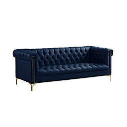 Inspired Home Clifford Sofa in Black
