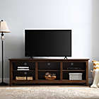Alternate image 1 for Forest Gate 70-Inch Asher Traditional Wood TV Stand in Dark Walnut