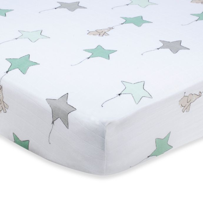 Aden Anais 100 Cotton Muslin Crib Sheet In Up Up Away