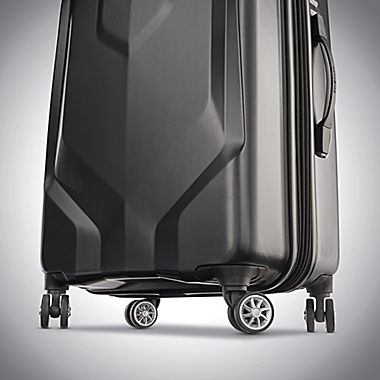 Samsonite&reg; Opto PC 2 25-Inch Hardside Spinner Checked Luggage in Black. View a larger version of this product image.