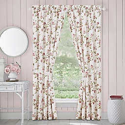 J. Queen New York™ Rosemary 2-Pack 84-Inch Window Curtain in Rose