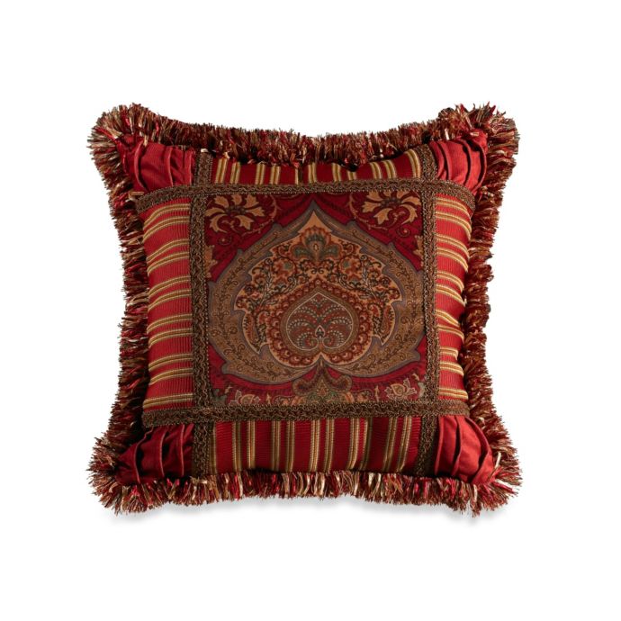 Hiend Accents Lorenza Printed Tapestry Velvet 18 Inch Square