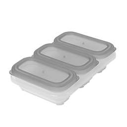 SKIP*HOP® Easy-Store 4-Piece 4 oz. Containers and Tray Set in Grey