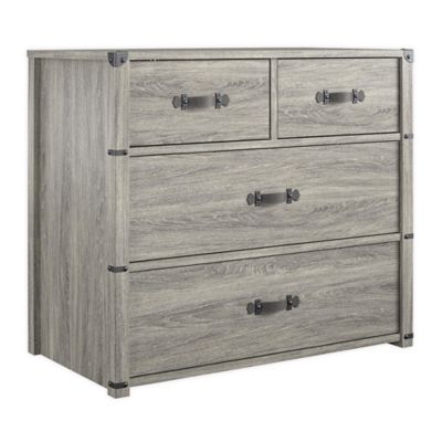 Little Seeds&trade; Nova 4-Drawer Storage Dresser in Grey Oak