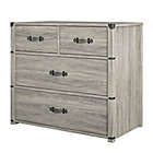 Alternate image 8 for Little Seeds&trade; Nova 4-Drawer Storage Dresser in Grey Oak
