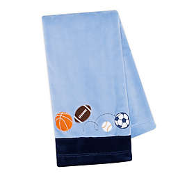 Lambs & Ivy® Sports Fan Baby Blanket in Blue