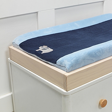 Lambs &amp; Ivy&reg; Sports Fan Changing Pad Cover in Blue. View a larger version of this product image.