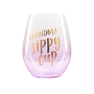 Purple Grandmas Sippy Cup12oz Stainless Steel Stemless Wine Tumbler 
