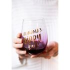 Alternate image 2 for Pearhead&reg; "Grandma's Sippy Cup" Stemless Wine Glass in Purple
