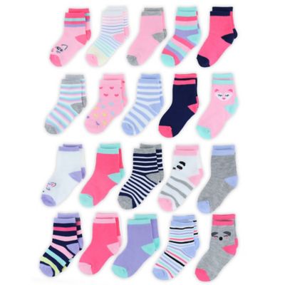 Capelli New York 20-Pack Critter Craze Crew Socks