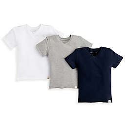Burt's Bees Baby® Size 6M 3-Pack Organic Cotton V-Neck Shirts