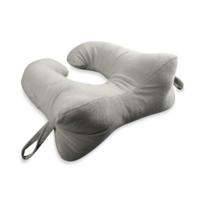 Original Bones CollarBone Pillow in Velour Grey
