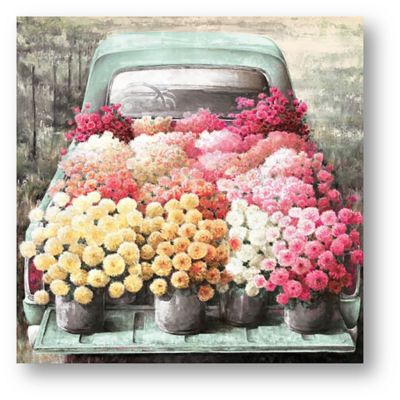 Chicken Soup for the Soul&reg; Floral Delivery Square Canvas Wall Art
